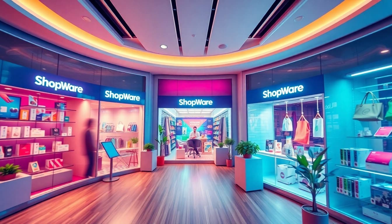 Shopware Shops entdecken: Vielfältige E-Commerce-Oberfläche mit attraktiven Produktpräsentationen.