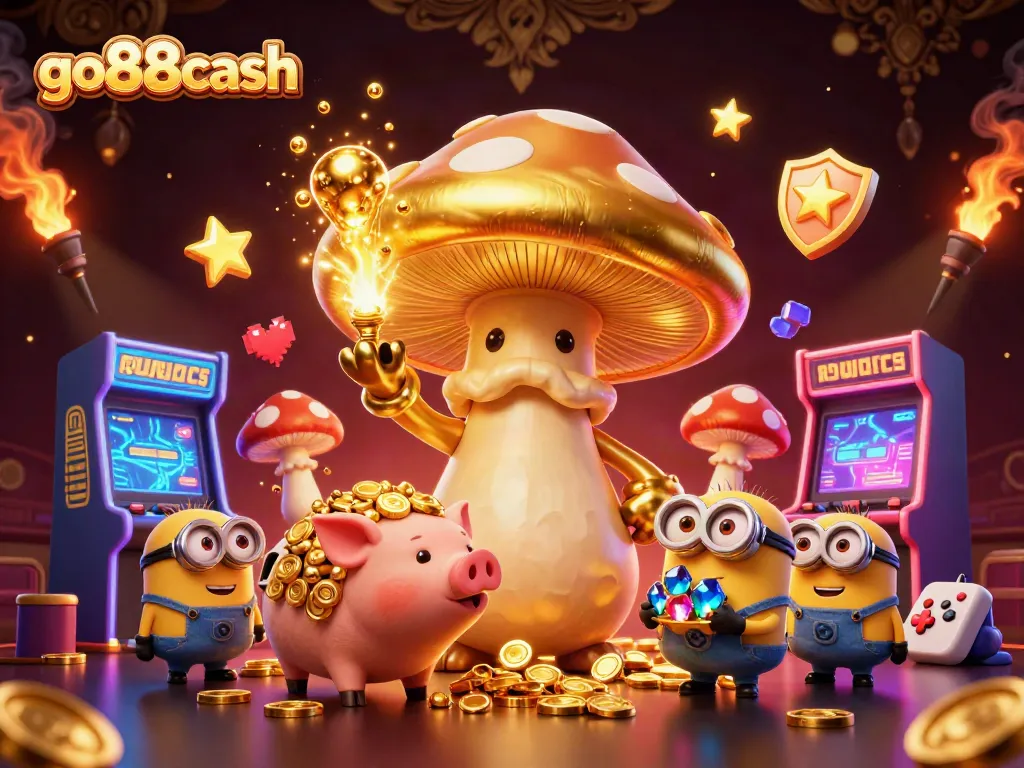 Engage with go88cash gaming while experiencing vibrant 3D cartoon magic and treasure exploration