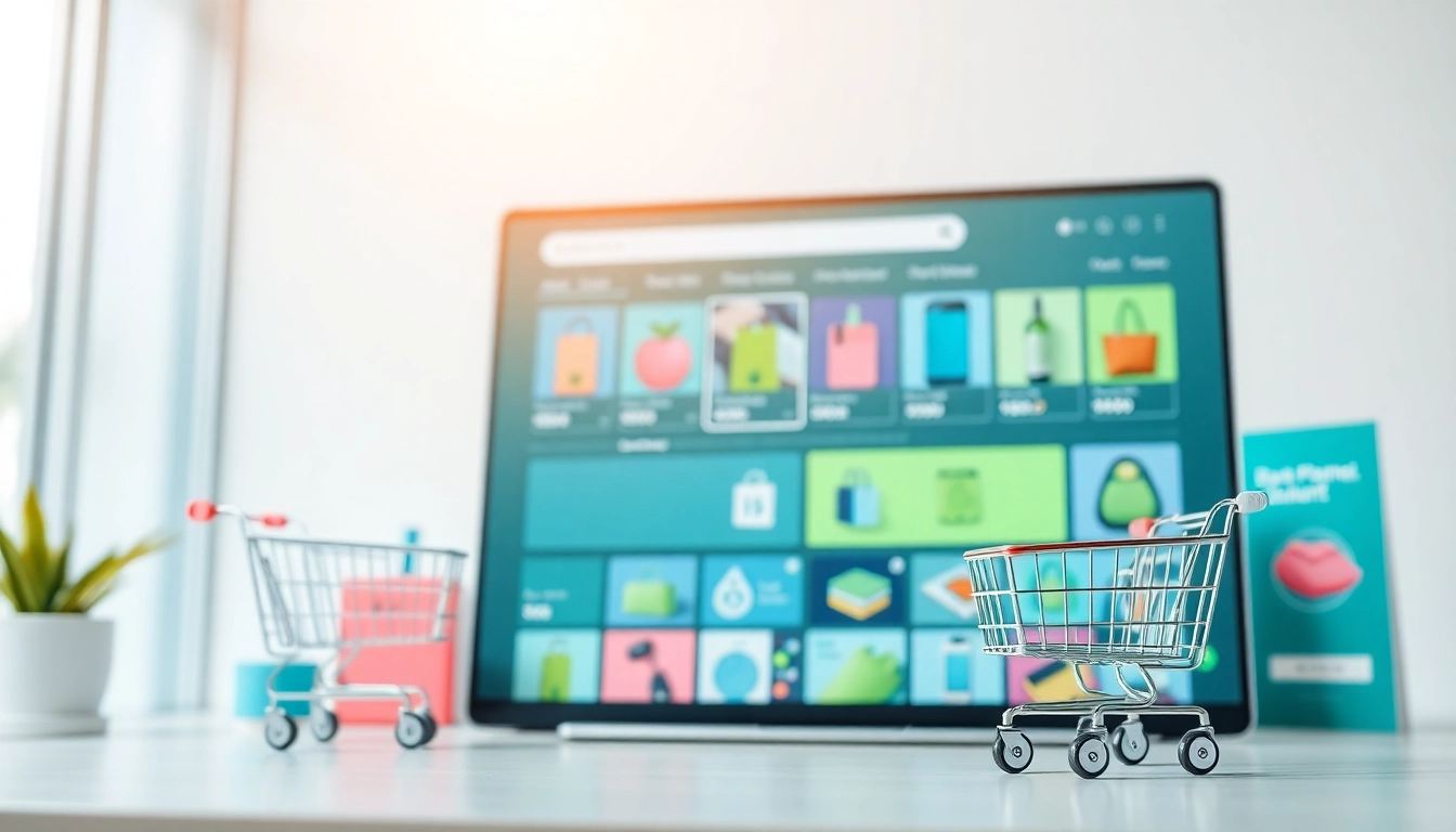 Shoplinks 4u bietet eine klare, benutzerfreundliche E-Commerce-Oberfläche an.
