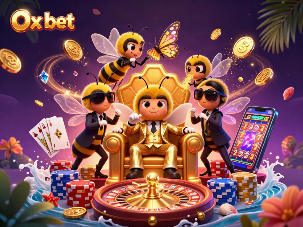 Experience the excitement of Ox bet with dynamic casino elements and dazzling characters in action.