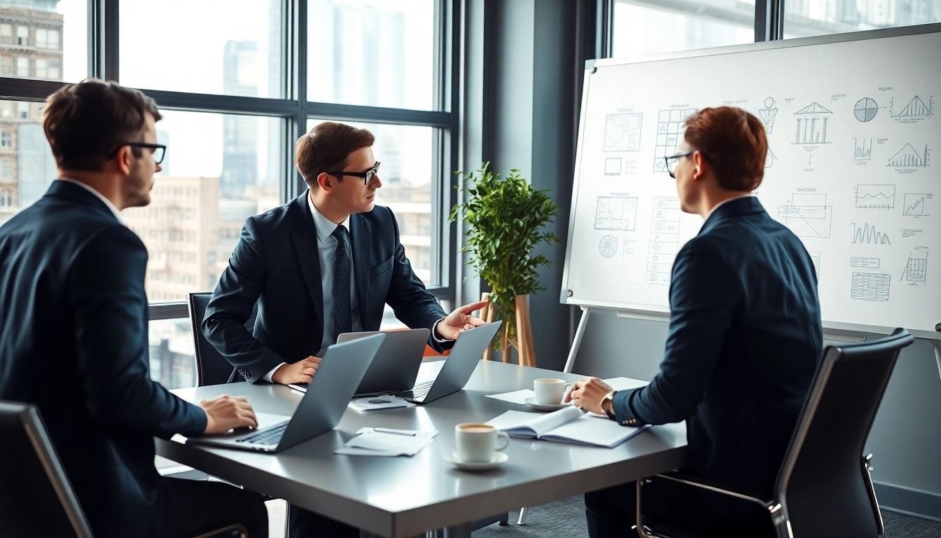 Headhunter Ingenieure in einem modernen Büro, Präsenz einer Fachberatung für Ingenieure.
