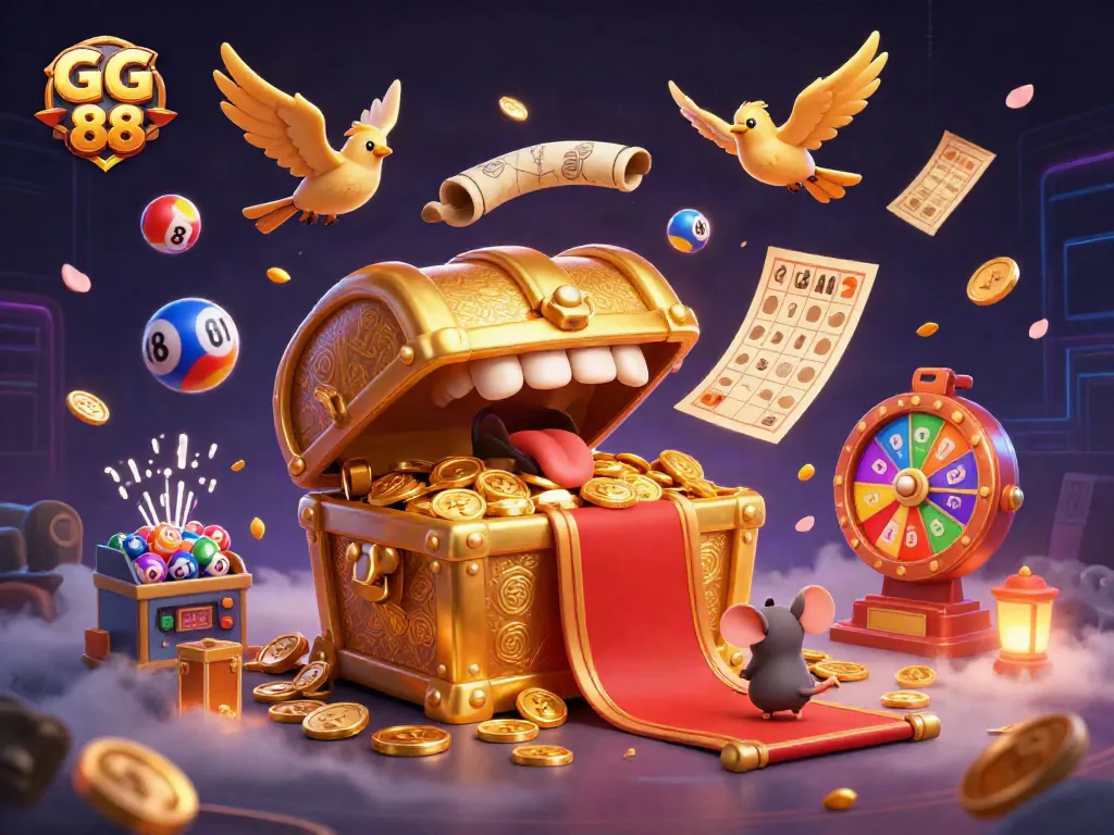 Experience the thrill of winning with GG 88's dynamic lottery and casino game world.