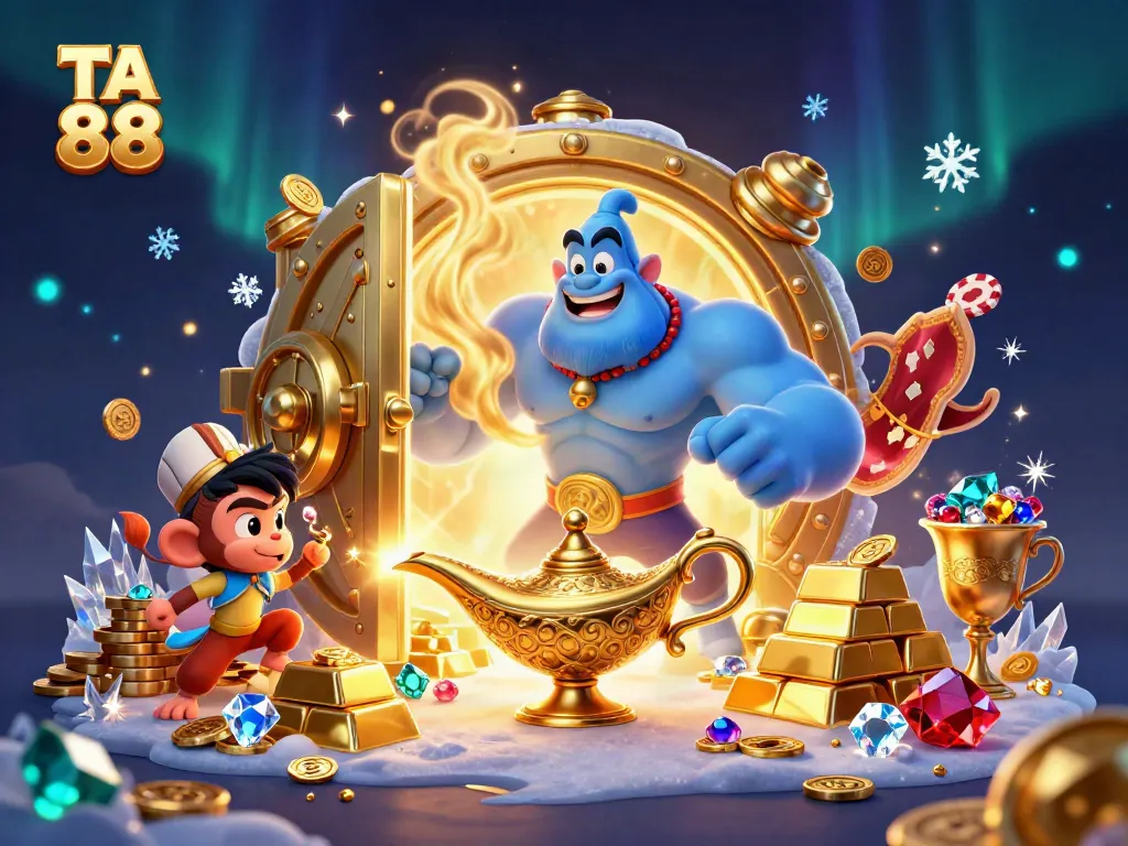 Engage with the thrill of TA 88 Casino, featuring vibrant characters and rich treasures.