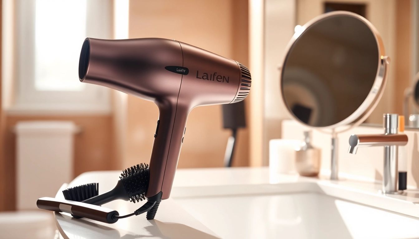 Verwenden Sie den laifen swift Haartrockner für ein perfektes Styling-Erlebnis.