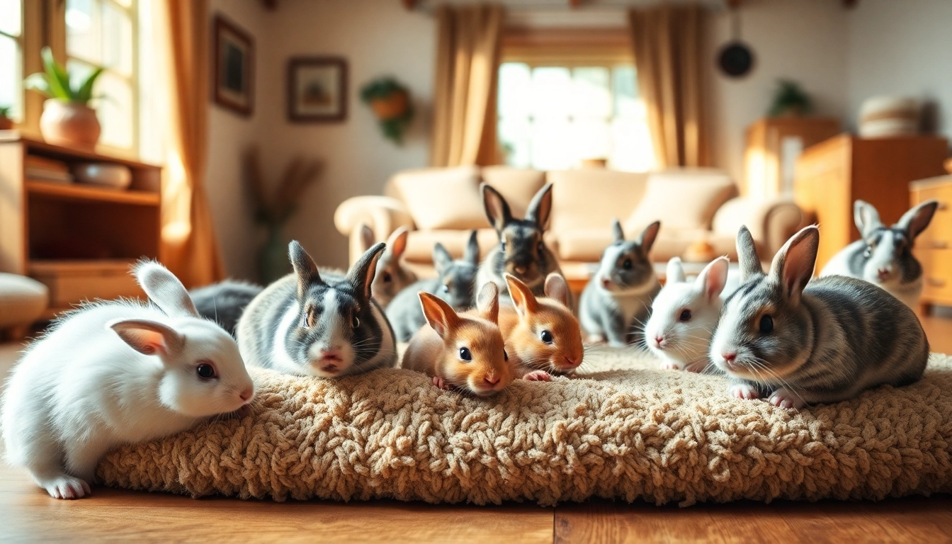 Hanfmatte in einem gemütlichenSetup mit kleinen Tieren zur Förderung von Komfort und Sicherheit