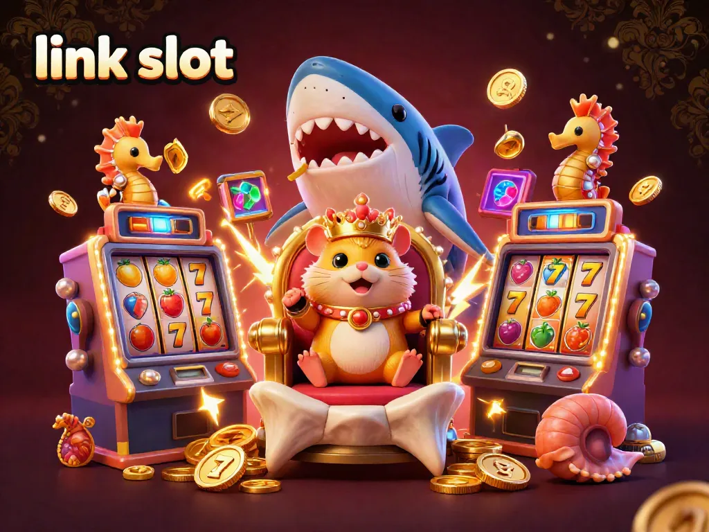Engage with exciting link slot gameplay featuring massive jackpots amid vibrant casino elements.