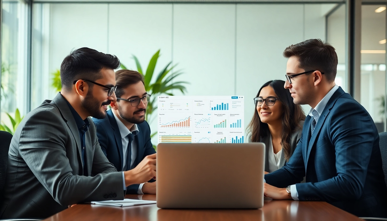 Erleben Sie, wie SAP ERP von einem professionellen Team in einer modernen Bueroumgebung genutzt wird.