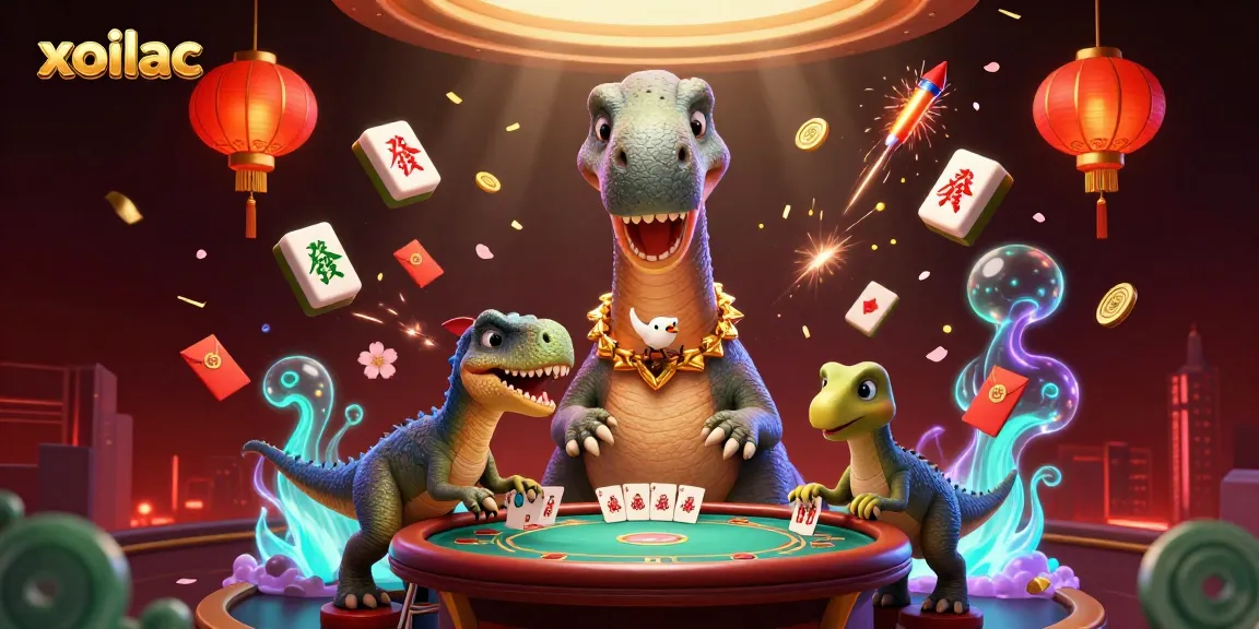 Xoilac enhances your gaming experience with vibrant animated characters and exciting casino elements.