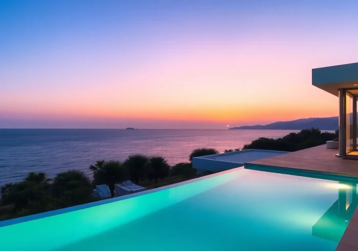 Wunderschönen Meerblick erleben, während Sie eine immobilie kaufen nordzypern überlegen.