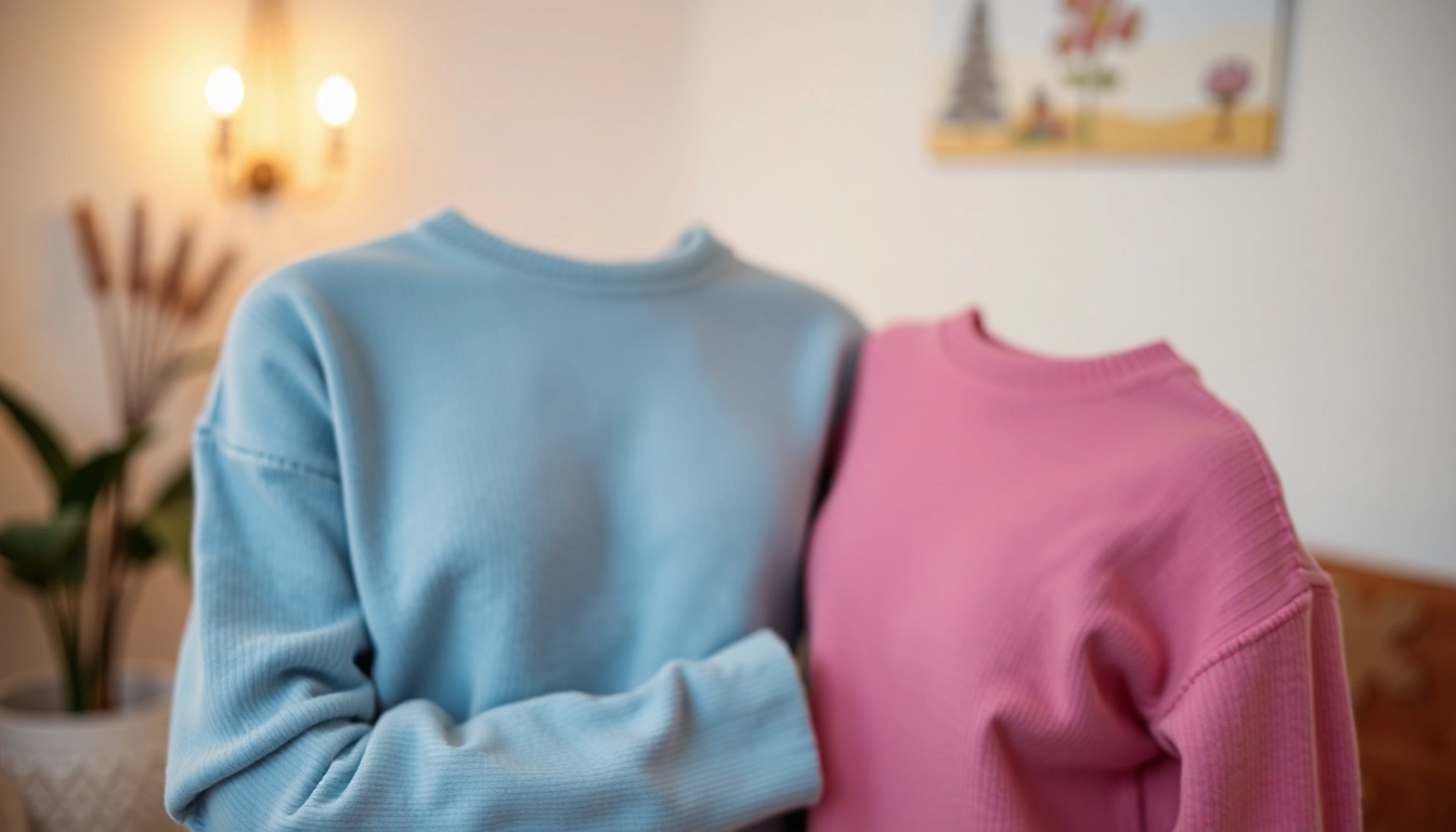 Trage einen ästhetischen Pullover mit einzigartigem Design, das Farbspiel und stilvolle Details kombiniert.