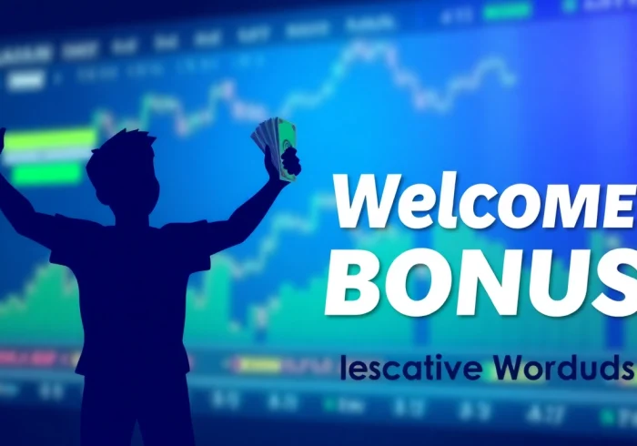 Grab your Welcome Bonus today with our vibrant promotional offer for new users, enhancing your trading experience!