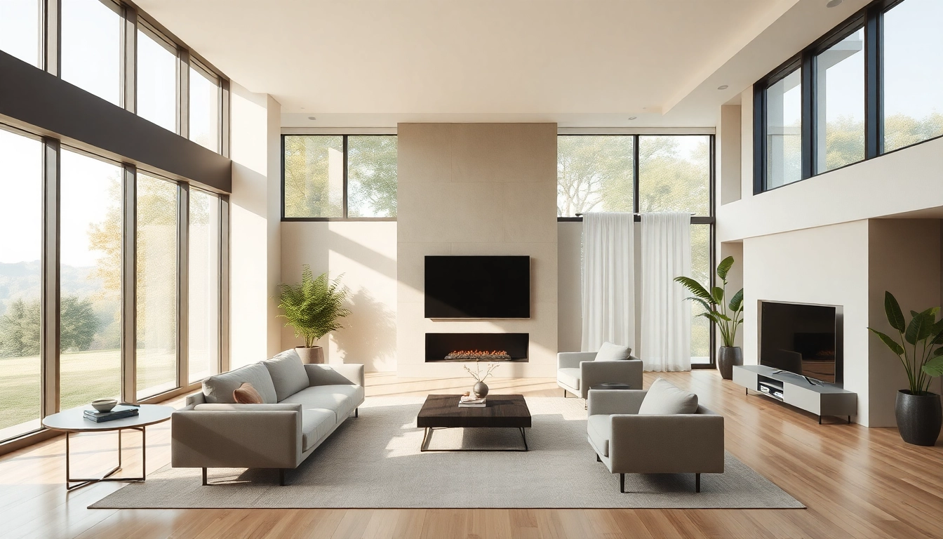 Experience luxury with a serene and sophisticated minimalist interior exuding elegance and comfort.