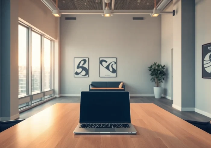 Das Innenbild eines modernen Büros, ideal für Headhunter Gastronomie, zeigt einen eleganten, hellen Raum.