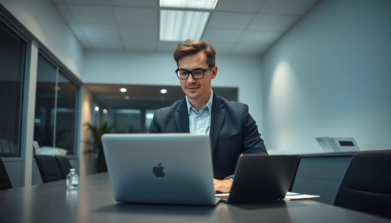 Professioneller Headhunter Köln berät Kandidaten in einem modernen Büro.
