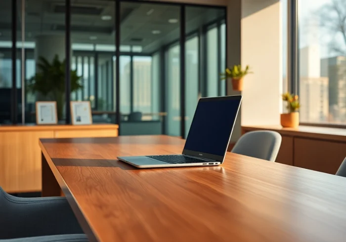 Erleben Sie die Funktionen der Microsoft Office Suite in einem modernen Büro.