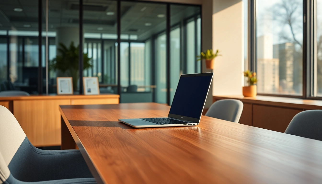 Erleben Sie die Funktionen der Microsoft Office Suite in einem modernen Büro.