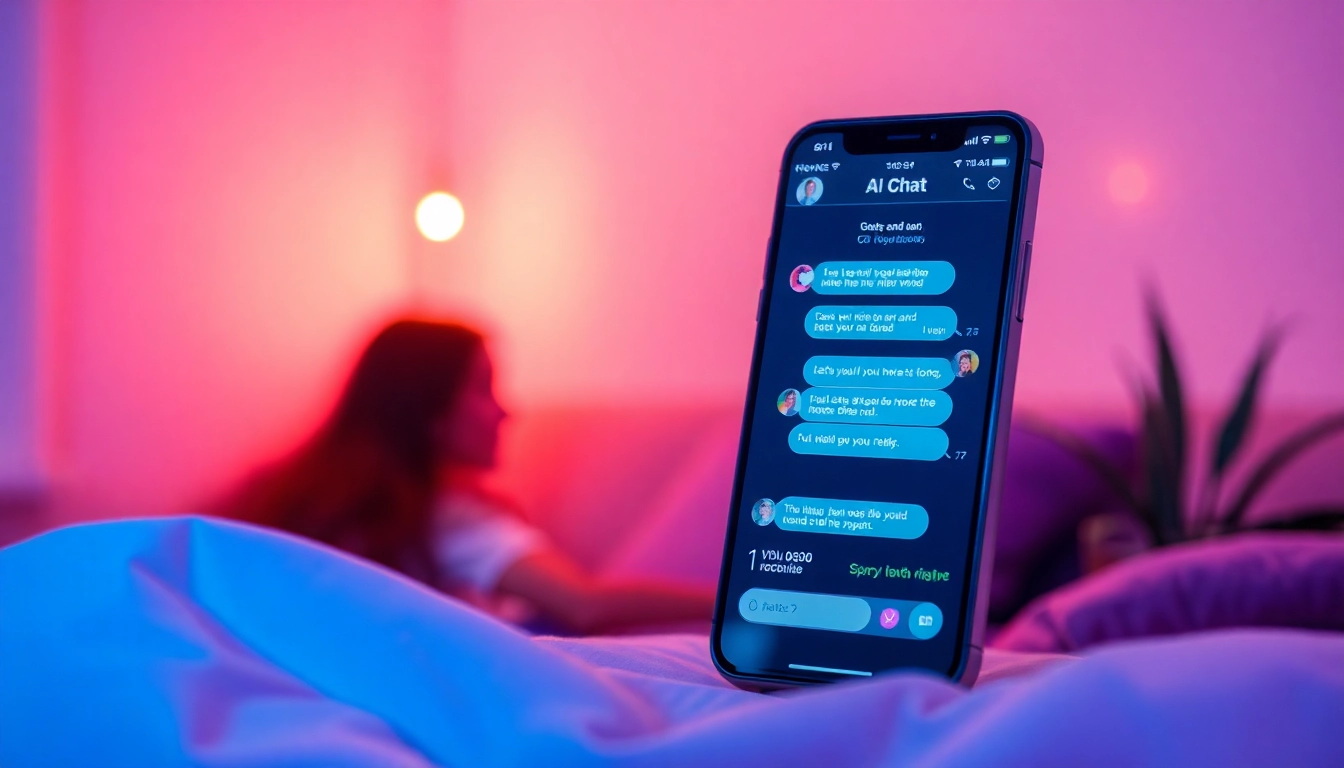 Explore ai sex chat free with a welcoming AI chatbot in a cozy digital setting.