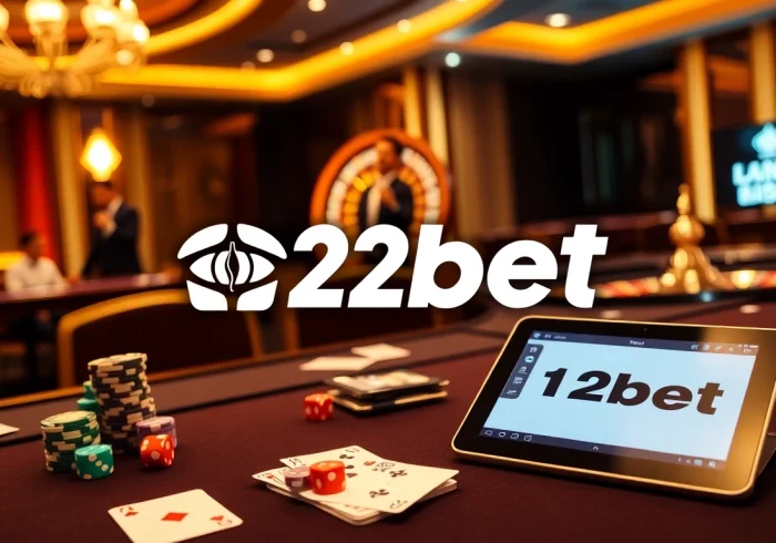 Experience thrilling action with link 12bet at a luxurious casino featuring cards, dice, and roulette.
