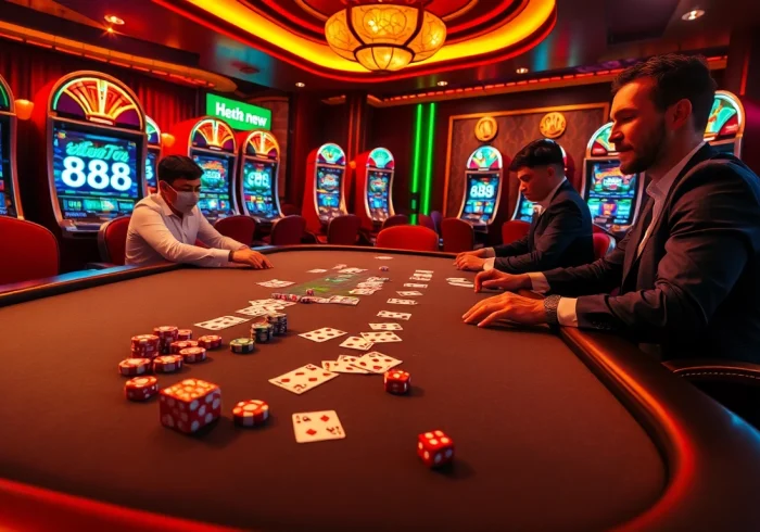 Experience the thrill of winning at the 888 new casino with lively poker tables and exciting slot machines.