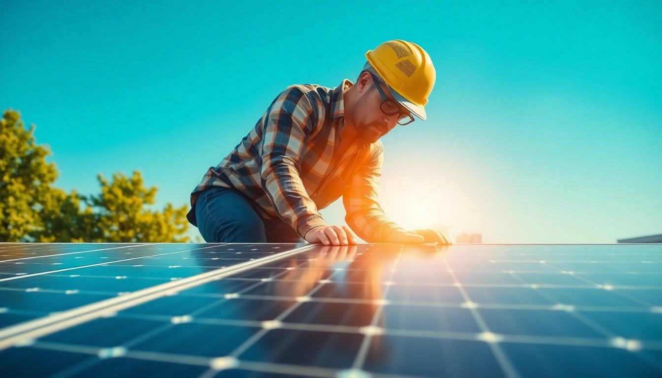 Efficient und nachhaltige Photovoltaikanlage Kaufen Wien Installation auf einem modernen Dach.