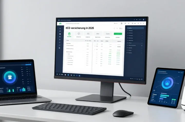 KFZ-Versicherung digital platform for calculating car insurance with AI technology and real-time analytics.